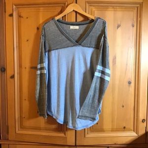 Ocean Drive Long Sleeve Football T-shirt